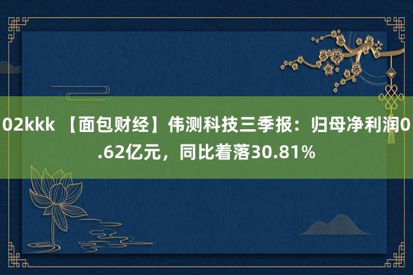 02kkk 【面包财经】伟测科技三季报：归母净利润0.62亿元，同比着落30.81%