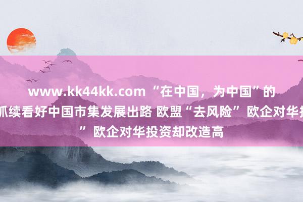 www.kk44kk.com “在中国，为中国”的背后 是外资抓续看好中国市集发展出路 欧盟“去风险” 欧企对华投资却改造高