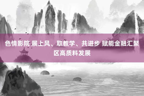 色情影院 展上风、取教学、共进步 赋能金融汇聚区高质料发展