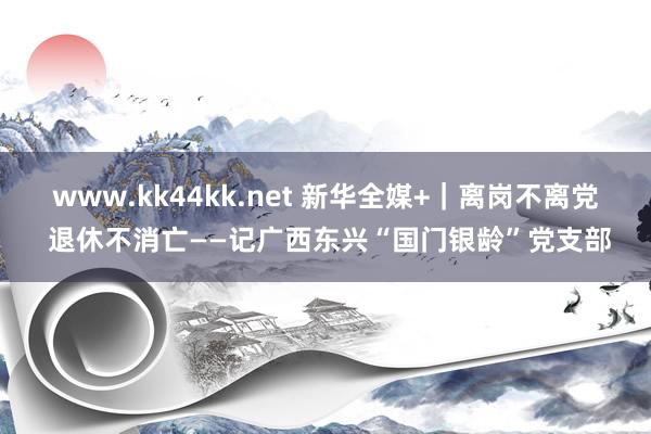 www.kk44kk.net 新华全媒+｜离岗不离党 退休不消亡——记广西东兴“国门银龄”党支部